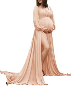 long dress for maternity pictures