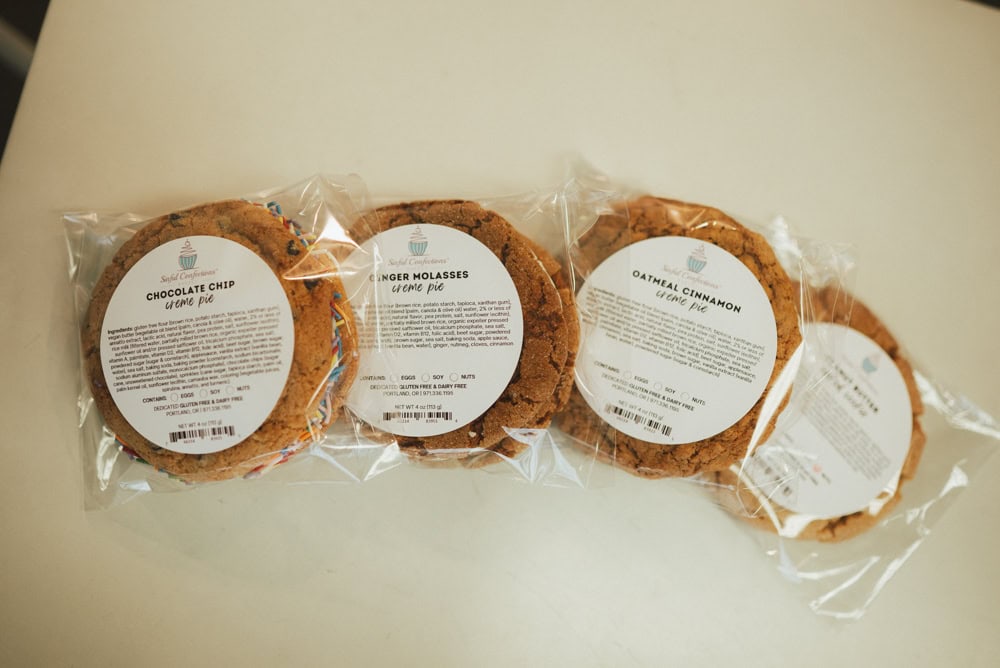 gluten free cookies from Sinful confections